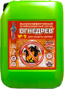 «КрасКо» расширяет ассортимент! Высокоэффективный состав для защиты дерева от огня — «Огнедрев» уже в продаже!